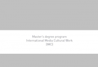 Master’s degree program International Media Cultural Work (IMC)