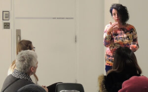 Praba Pilar and Janet Sarson at InArts Lab for Research Residency